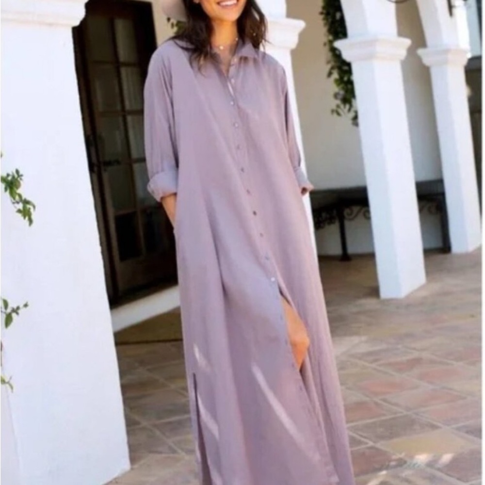 Natural Life Drew Cotton Shirt Dress NWT
